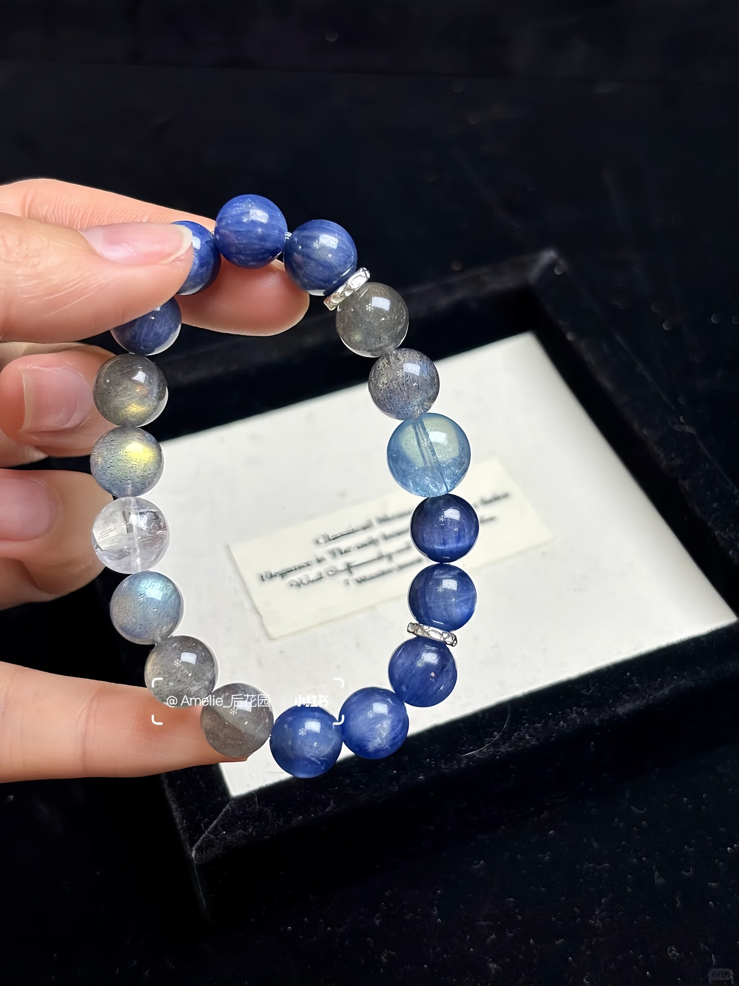 Kyanite With Gray Moonstone