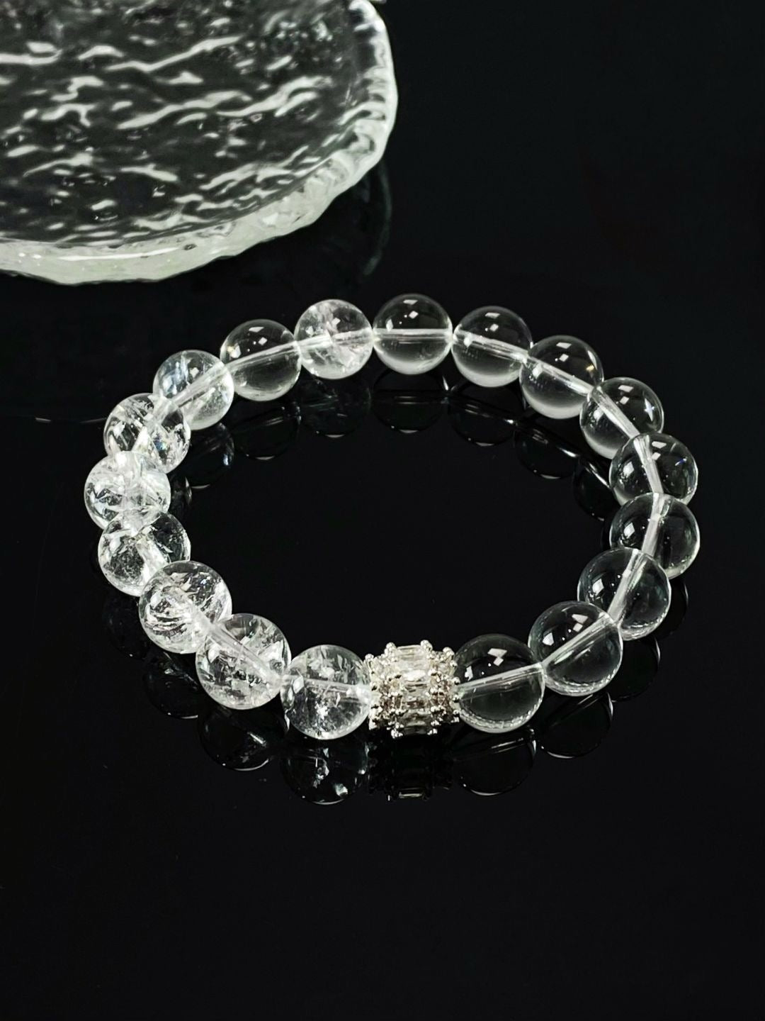 White-themed bracelet or jewelry piece