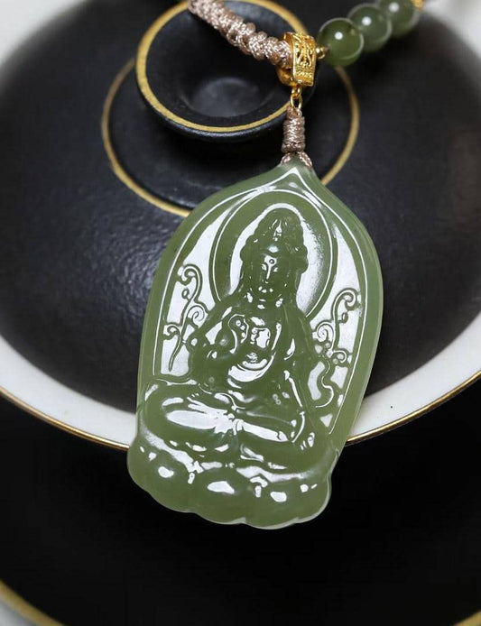 Agarwood Guanyin Zen Necklace