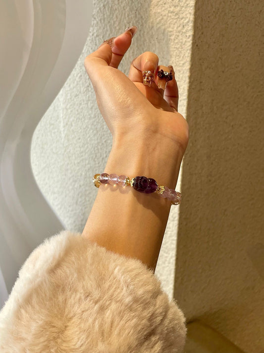 Amethyst Pixiu Bracelet