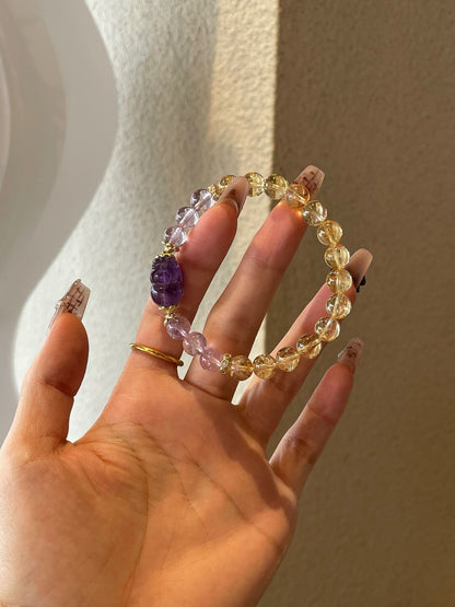 Amethyst Pixiu Bracelet