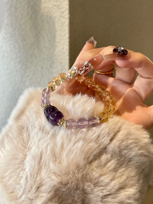 Amethyst Pixiu Bracelet