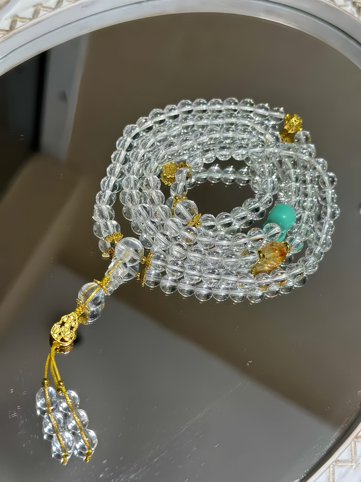 Clear Quartz 108 Beads