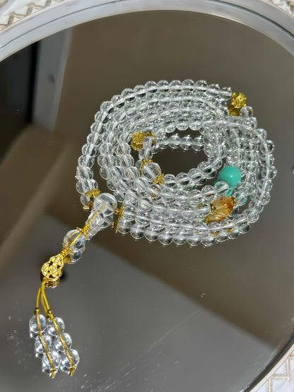 Clear Quartz 108 Beads