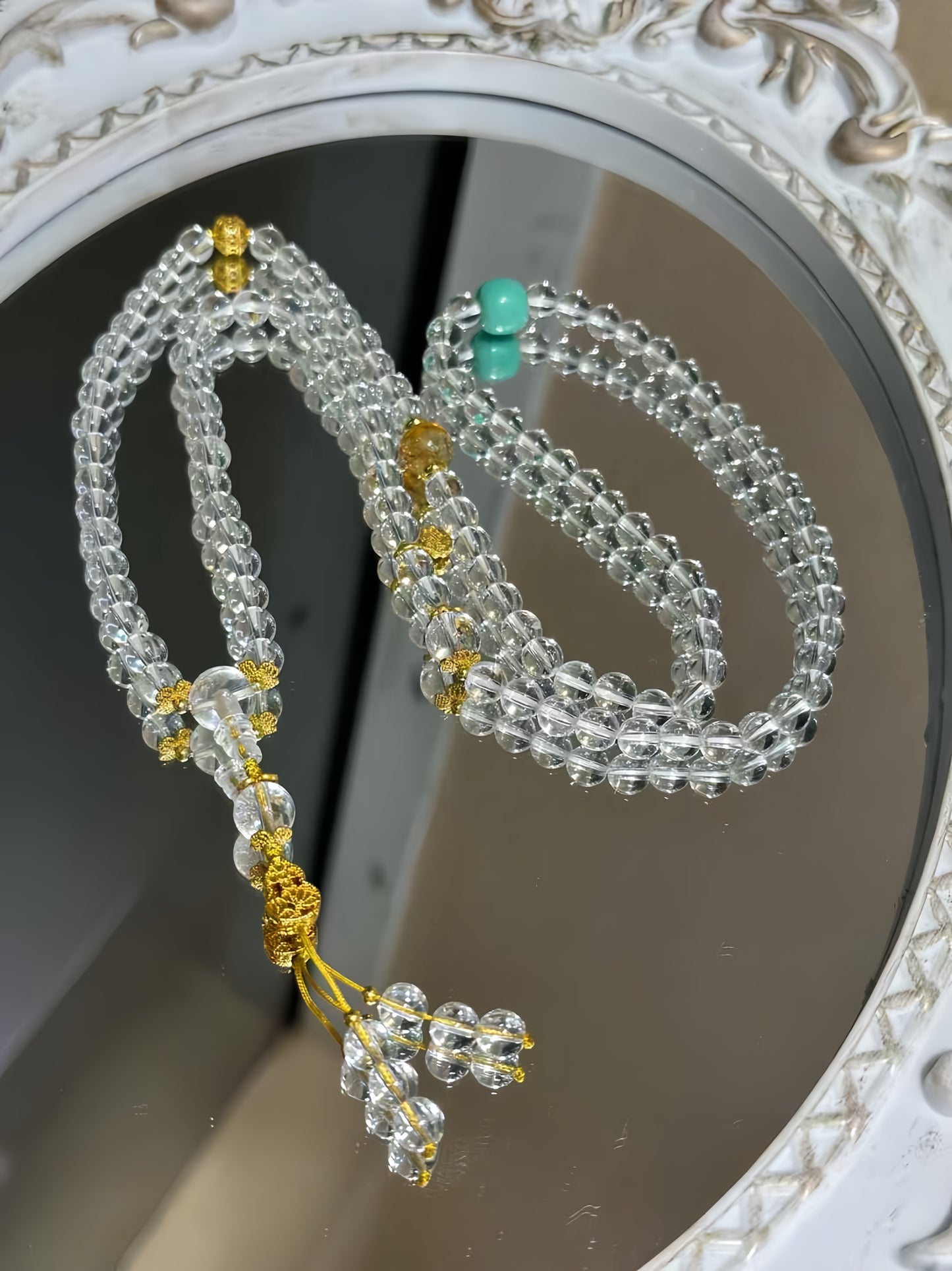 Clear Quartz 108 Beads