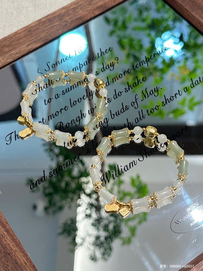 Hetian Green Jade Bracelet
