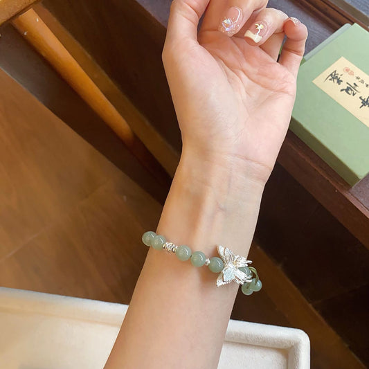 Hetian Jade Bamboo Joint Bracelet