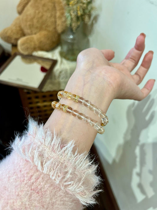 Honey Milk Tea / Yellow Azeztulite Necklaces