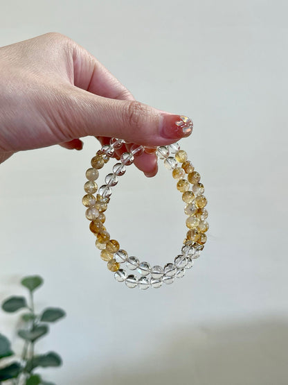 Honey Milk Tea / Yellow Azeztulite Necklaces