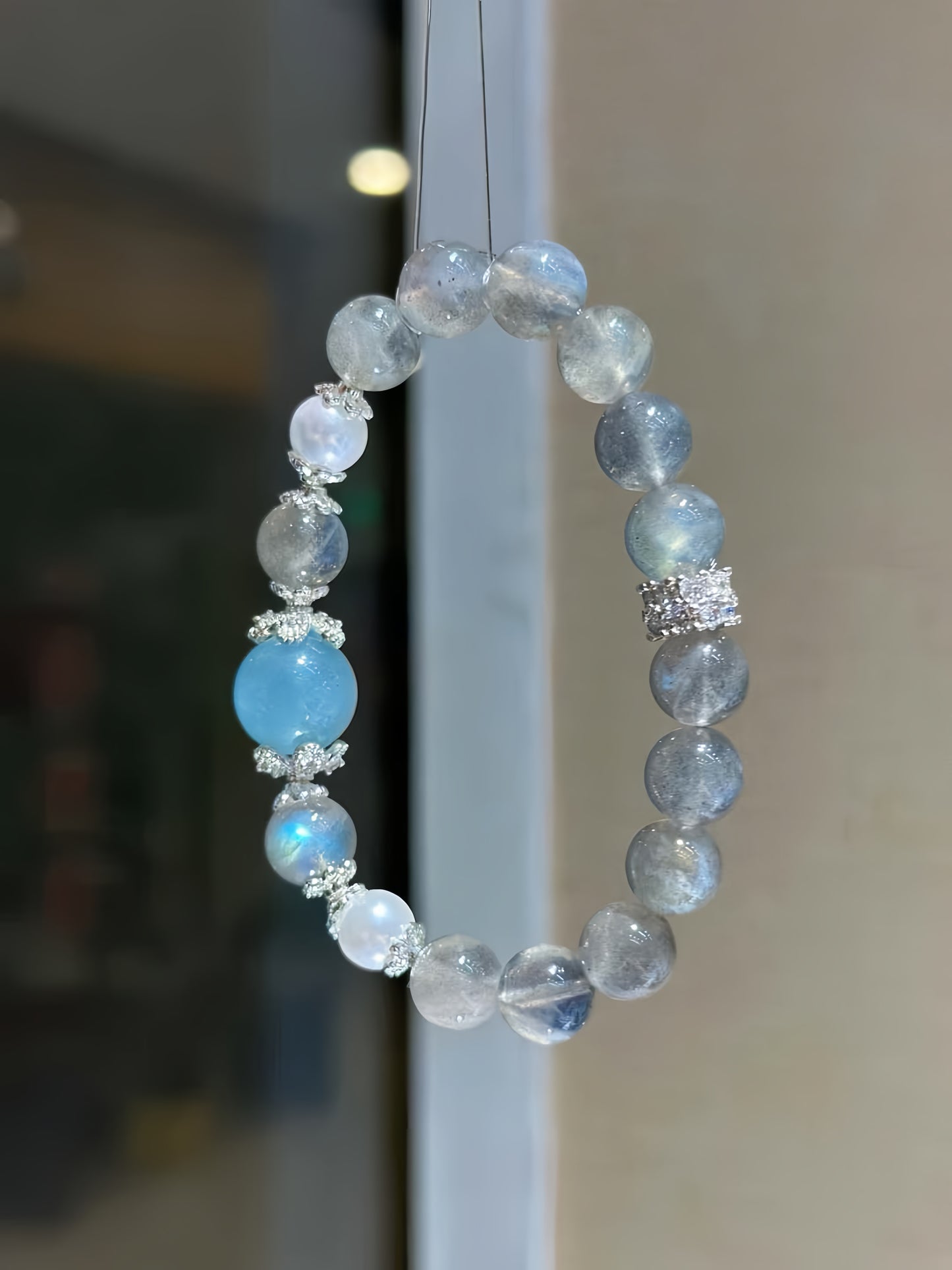 Moonstone With Aquamarine
