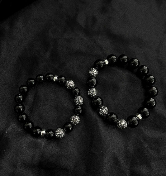 Obsidian Couple Bracelets
