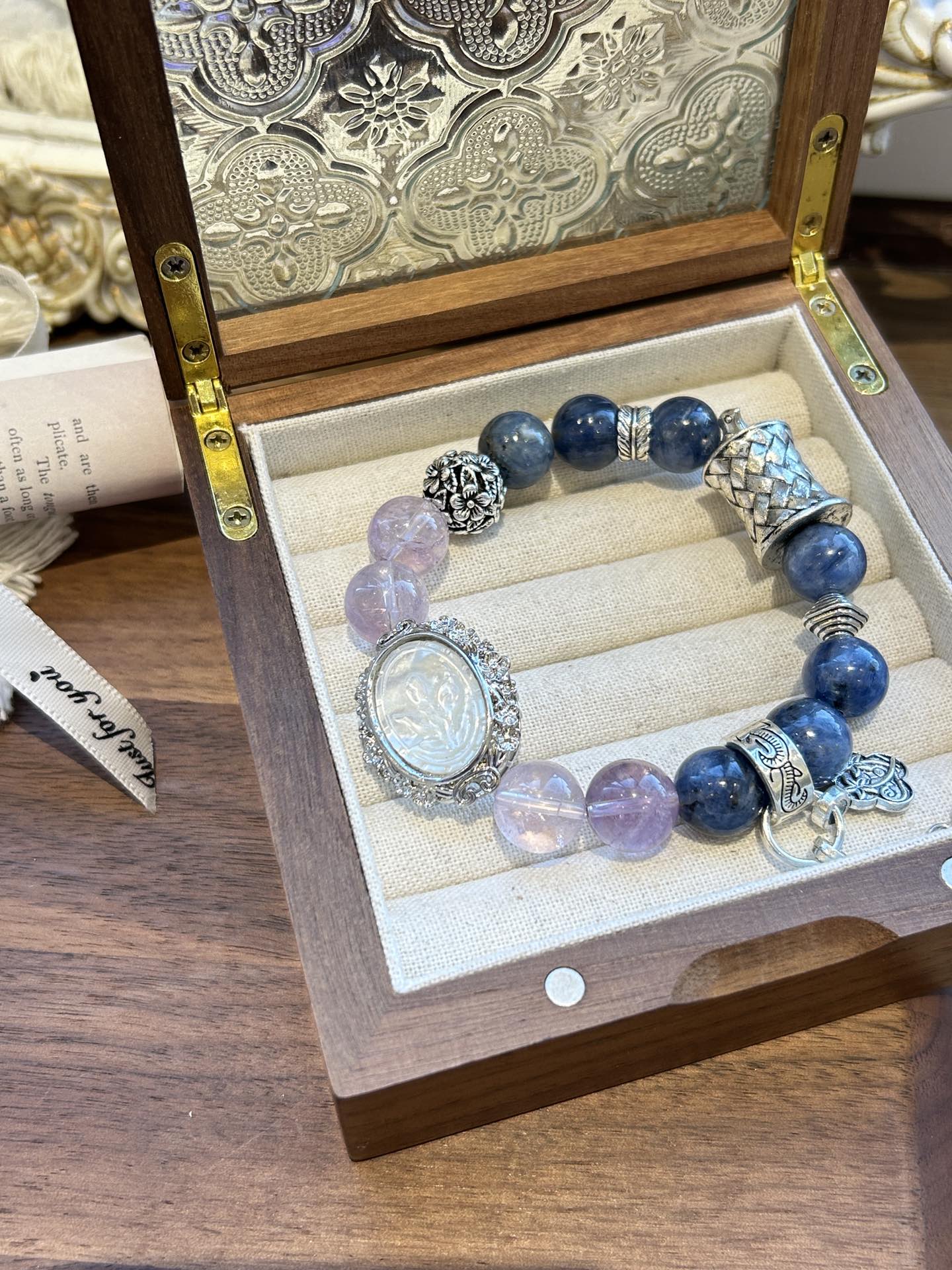 Crystal Tea Talk · Kyanite Bracelet